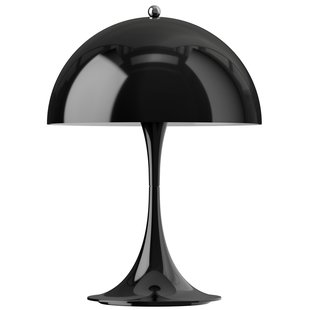 Louis Poulsen Panthella Portable Tafellamp&Oslash;25 V3 LED Opaque Black