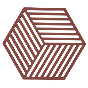 Zone Denmark Hexagon Onderzetter Burgundy