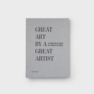 Printworks Frame Boek - Great Art - Tekenmap - Grijs