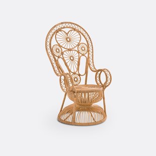 Fauteuil in gevlochten rotan Mamanuelle