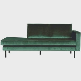 WOOOD Rodeo Daybed Rechts - Velvet - Green Forest - 85x203x86