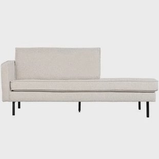 WOOOD Rodeo Daybed Left - Bouclé - Naturel - 85x203x86