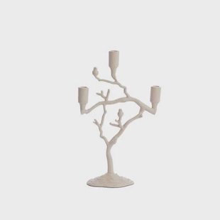 Light & Living Light&living Kandelaar 3L 26x11x42 cm JARDIA crème