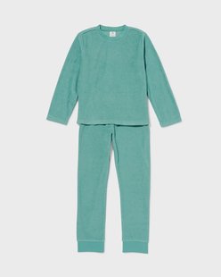 HEMA Kinderpyjama badstof groen (groen)