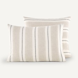 Kussensloop in gewassen linnen, Makoun