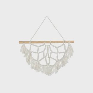 J-Line hanger Demi Mandala - katoen - wit