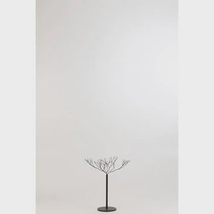 J-Line decoratie Boom - metaal - zwart - small