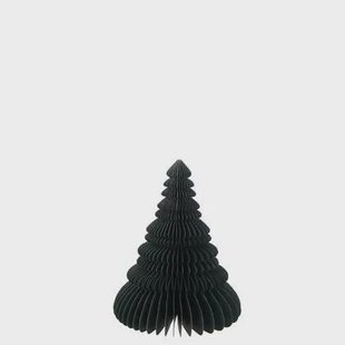 J-Line decoratie Kerstboom Vouwbaar - papier - groen - medium - kerstversiering