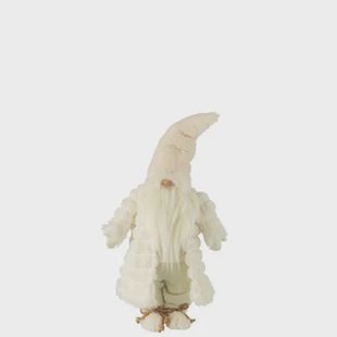 J-Line figuur Kabouter Gewatteerde Jas - textiel - creme|bru