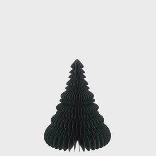 J-Line decoratie Kerstboom Vouwbaar - papier - groen - large - kerstversiering
