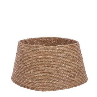 House of Seasons Kerstboomrok - H26 x Ø50 cm - Zeegras - Naturel Bruin