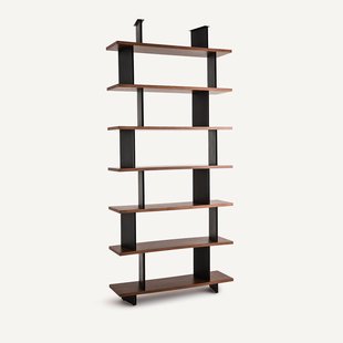 Boekenkast ruimteverdeler walnootfineer Laos