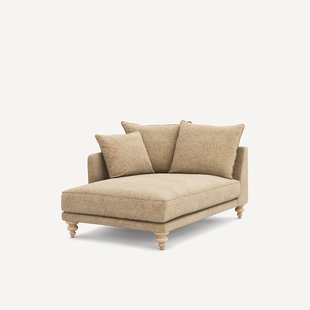 Chaise longue van katoen Lazare