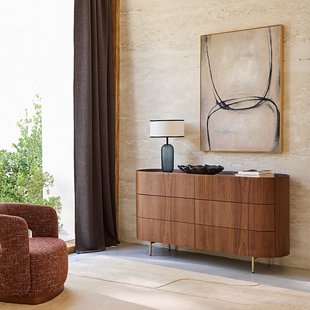 Bouclé gordijn, verborgen patjes, Belvini