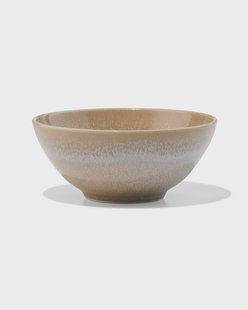 HEMA Kom Ø12cm Monaco aardewerk lichtbruin (lichtbruin)