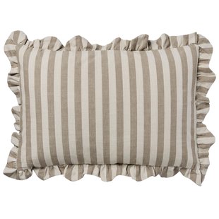 Broste Copenhagen Ina Kussen 40x60 Brown Kelp/Castle Beige