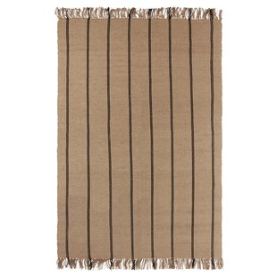 Broste Copenhagen Yuki Vloerleed 200x140 Zwart/naturel
