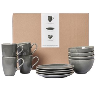 Broste Copenhagen Nordic Rain Ontbijt Serviesset Van 4