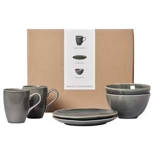 Broste Copenhagen Nordic Rain Ontbijt Serviesset Van 2