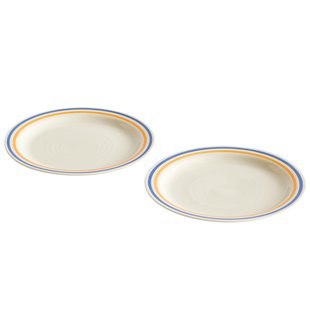 Hay Sombremesa Dinerbord&Oslash;24,5 Set Van 2 Blue/Yellow