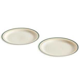 Hay Sombremesa Dinerbord&Oslash;24,5 Set Van 2 Green/Sand