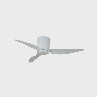 Aulo plafondventilator Ø 123 cm wit DC stil Lindby - Woonkamer - Modern - Metaal