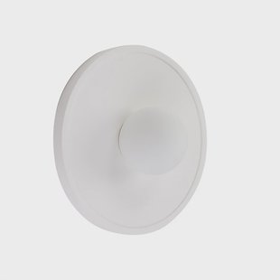 Nielson wandlamp Ø 28 cm wit gips Lindby - Woonkamer - Modern - Gips / Klei - 1 lamp