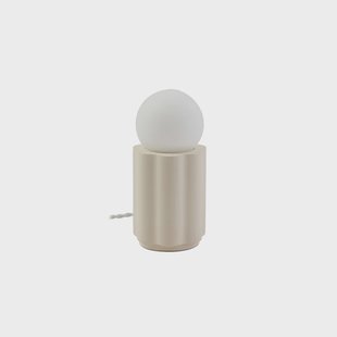 Nielson tafellamp  Hoogte kap 8,5 cm beige gips - Lindby - Woonkamer - Modern - Gips / Klei - 1 lamp
