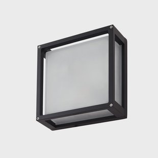 Aurelien buitenwandlamp, antraciet, sensor, 25 cm Lucande - Balkon - Modern - Aluminium - Hoekig