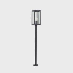 Bolgar tuinpadverlichting 15 cm zwart glas metaal Lindby - Terras - Modern - 1 lamp