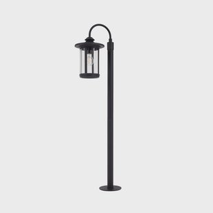 Zayn tuinpadverlichting hoogte 109 cm IP 65 zwart glas Lindby - Terras - Antiek - Aluminium - 1 lamp