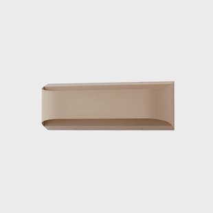 Lenore LED buiten wandlamp breedte 36,5 cm beige Lindby - Balkon - Modern - Aluminium - 1 lamp