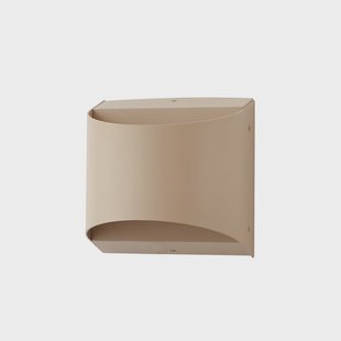 Lenore LED buiten wandlamp 13,5 cm beige metaal - Lindby - Balkon - Modern - Aluminium - 1 lamp