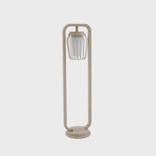 Chandan tuinpadverlichting hoogte 90 cm beige metaal IP54 Lucande - Terras - Modern - Aluminium - 1 lamp