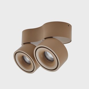 Rotari LED plafondspot 2-lamps bruin 8,9 W Arcchio - Gang / Hal - Modern - Aluminium - Meerdere lampen