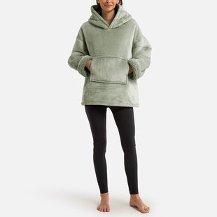 Plaid fleece sweater maat S/M, Javi