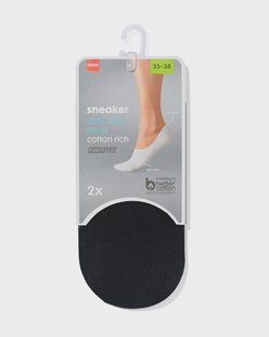 HEMA Sneakersokken - 2 paar zwart (zwart)