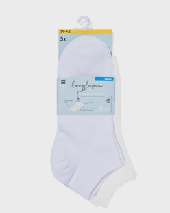 HEMA Dames enkelsokken - 5 paar wit (wit)