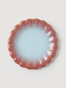 Handgemaakt ontbijtborden Marguerite, 4-delig