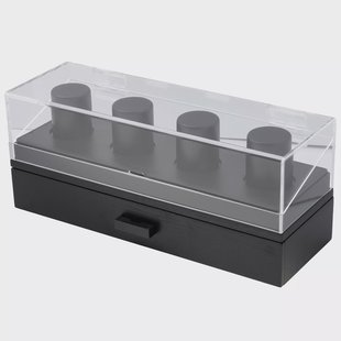 Holme & Hadfield Watch Deck Pro RE-UKC8-ZLQC Black, horloge display voor 4 stuks