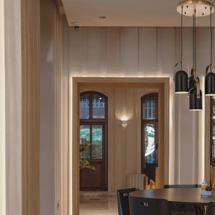 Avonni Hanglamp Esra, zwart, Ø 35 cm, metaal, 4-lamps