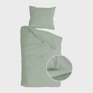 Walra Remade Uni Essence Dekbedovertrek 140 x 220 cm - Groen