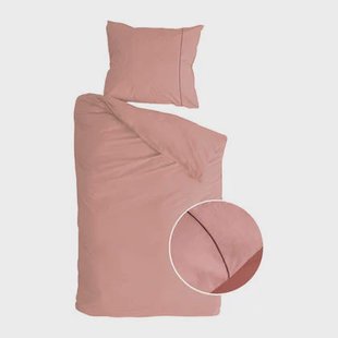 Walra Remade Uni Essence Dekbedovertrek 140 x 220 cm - Roze