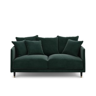 3-zits compacte fluwelen zetel, Lazare