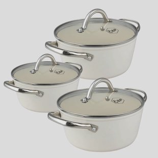 Go Ivory Kookpannenset 3-delig