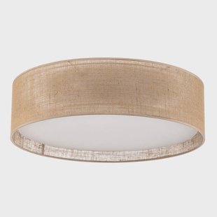 Jute plafondlamp Ø 60 cm beige textiel Juta TK Lighting - Woonkamer - Stof - Rond