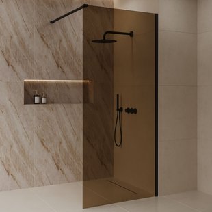 Inloopdouche Best-Design Dalis 100x200 cm Nero Amber