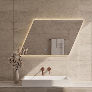 Parallello LED Spiegel incl. Verwarming Best-Design Vibe 120x65 cm