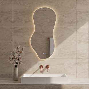 Organisch LED Spiegel incl. Verwarming Best-Design Ziza 100x50 cm