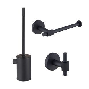 Toilet Accessoires Set Best-Design Nero Mat Zwart